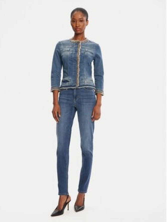Liu Jo Kurtka jeansowa UXX039 D4128 Granatowy Regular Fit