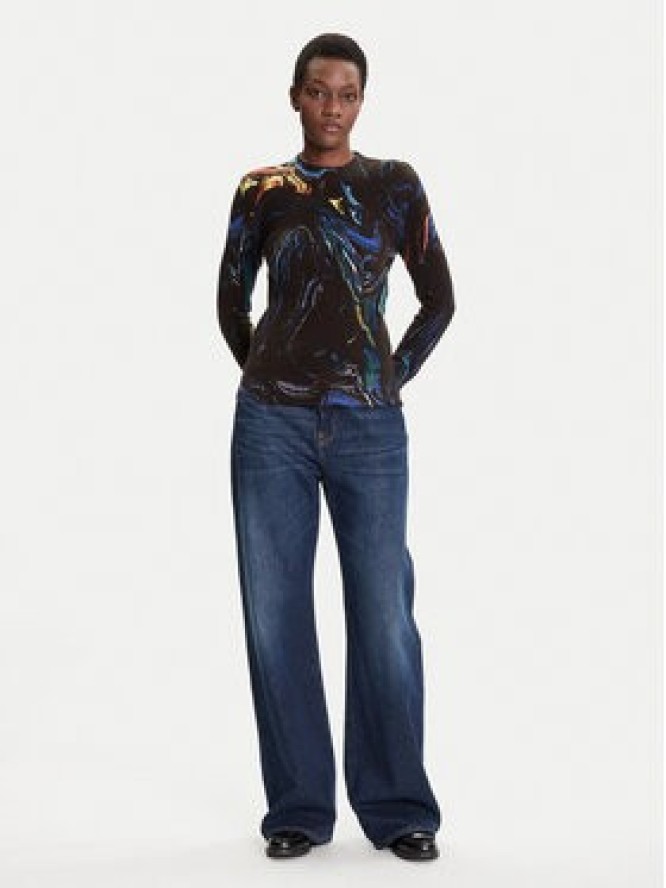 Desigual Sweter Butterfly Lacroix 25WWJF05 Czarny Regular Fit