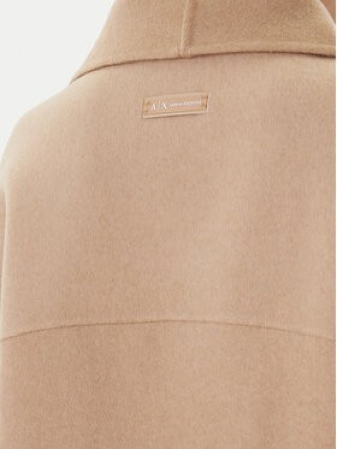 Armani Exchange Płaszcz wełniany XW000715 AF16216 U1051 Beżowy Relaxed Fit