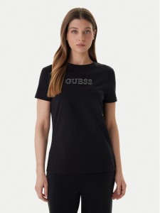 Guess T-Shirt V3BI11 J1314 Czarny Regular Fit