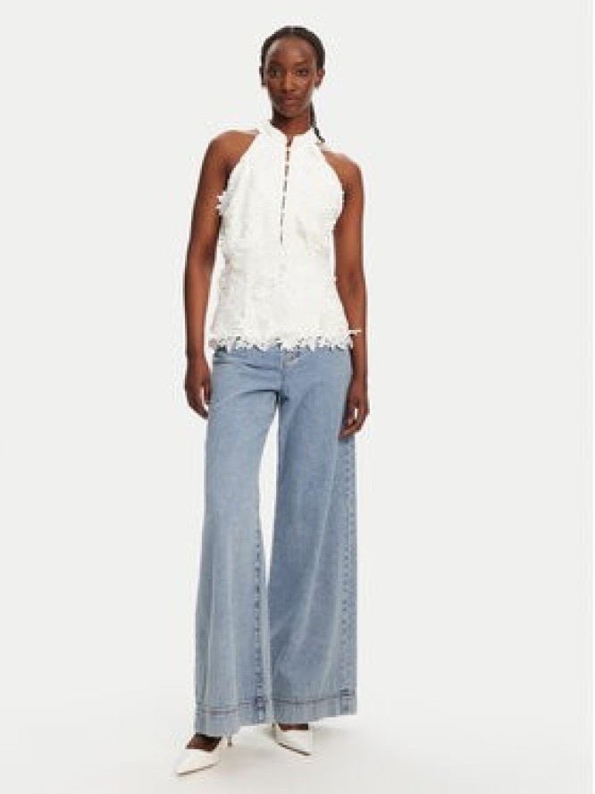 Bardot Bluzka Remy Sleeveless 59846TB Biały Regular Fit