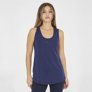 Top fitness damski MIMAS niebieski