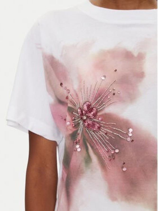 Marciano Guess T-Shirt Ss tshirt kim Biały Regular Fit