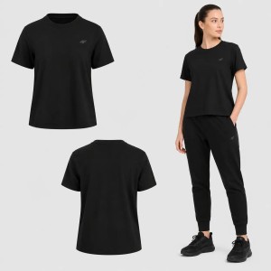 KOSZULKA DAMSKA 4F T-SHIRT SPORTOWY BAWEŁNIANY NA CO DZIEŃ F3310 SS26