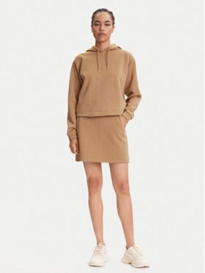 Guess Spódnica mini V5YD03 KBSL2 Brązowy Regular Fit