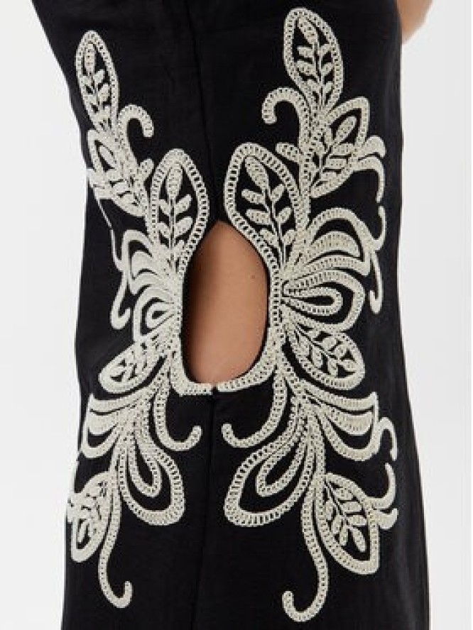 TWINSET Sukienka letnia 251LB2FBB Czarny Slim Fit