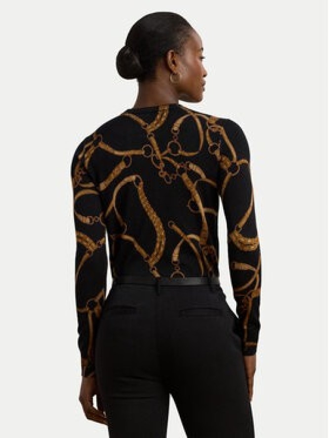 LAUREN RALPH LAUREN Bluzka 200971373001 Czarny Slim Fit