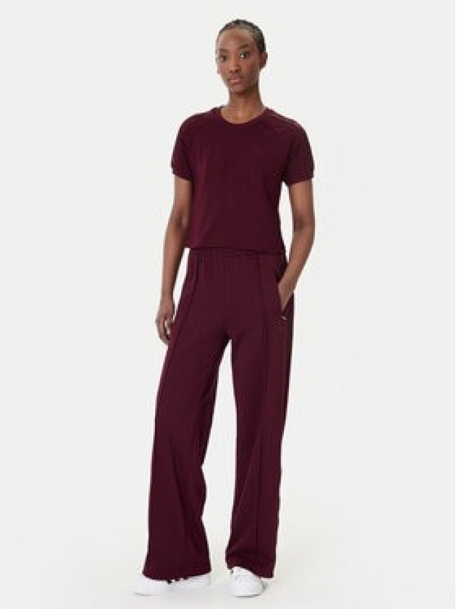 adidas T-Shirt Lace Cali KC6453 Bordowy Regular Fit