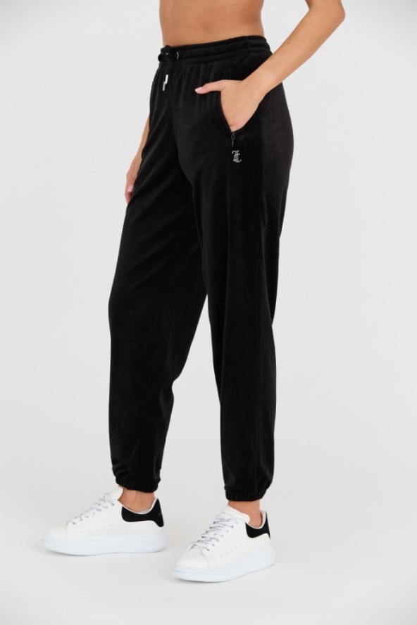 JUICY COUTURE Czarne damskie spodnie dresowe Lilian Jogger, Rozmiar XS