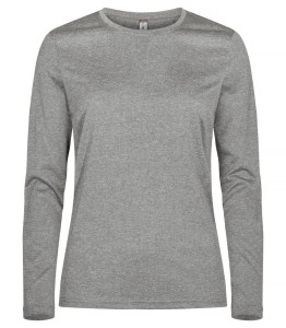 clique Basic Active-T L/S Women – Długi rękaw z spun dyed poliesteru