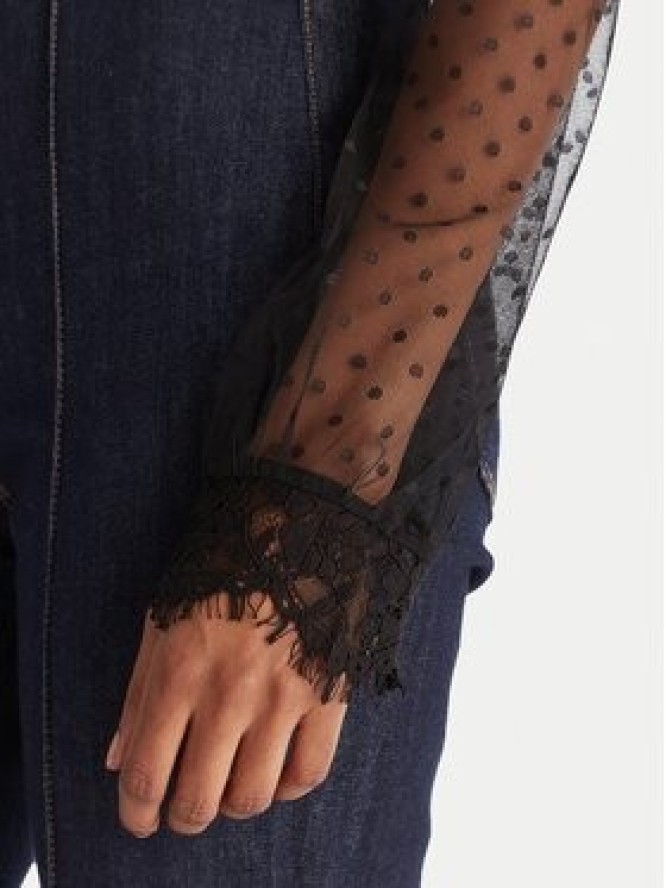 Morgan Bluzka 252-TARSILA Czarny Slim Fit