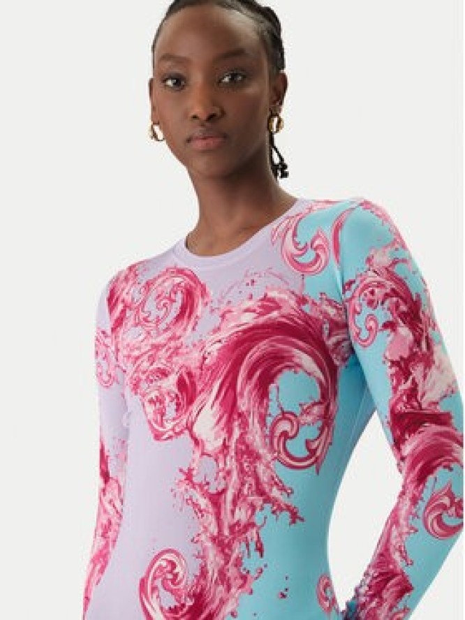 Versace Jeans Couture Sukienka codzienna 80HAO9P0 JS547 Kolorowy Slim Fit