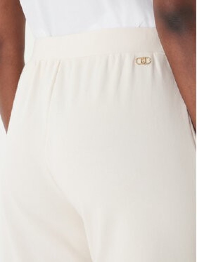 Liu Jo Sport Spodnie dresowe TA6031 FS002 Beżowy Regular Fit