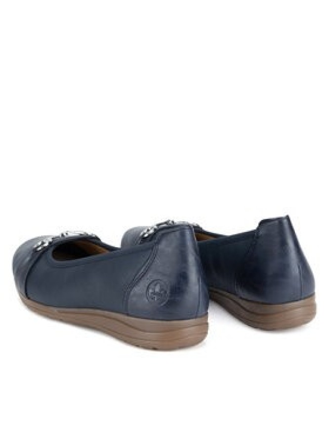 Rieker Baleriny L9360-14 Granatowy