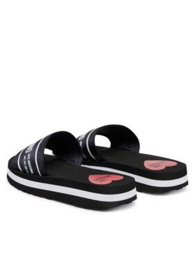 LOVE MOSCHINO Klapki JA28334G0MIX6000 Czarny