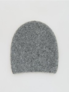 Czapka z alpaką - jasnoszary
