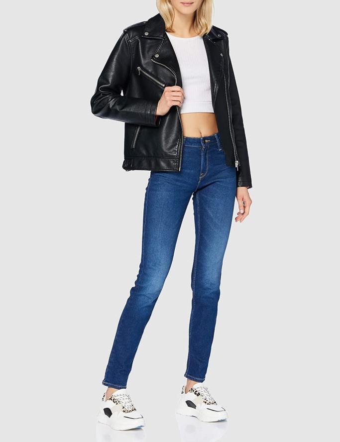 LEE ELLY DAMSKIE SPODNIE JEANSOWE MID STONE SITKA L305TLNI 112106232