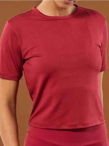 Koszulka Gym Hard - bordowy