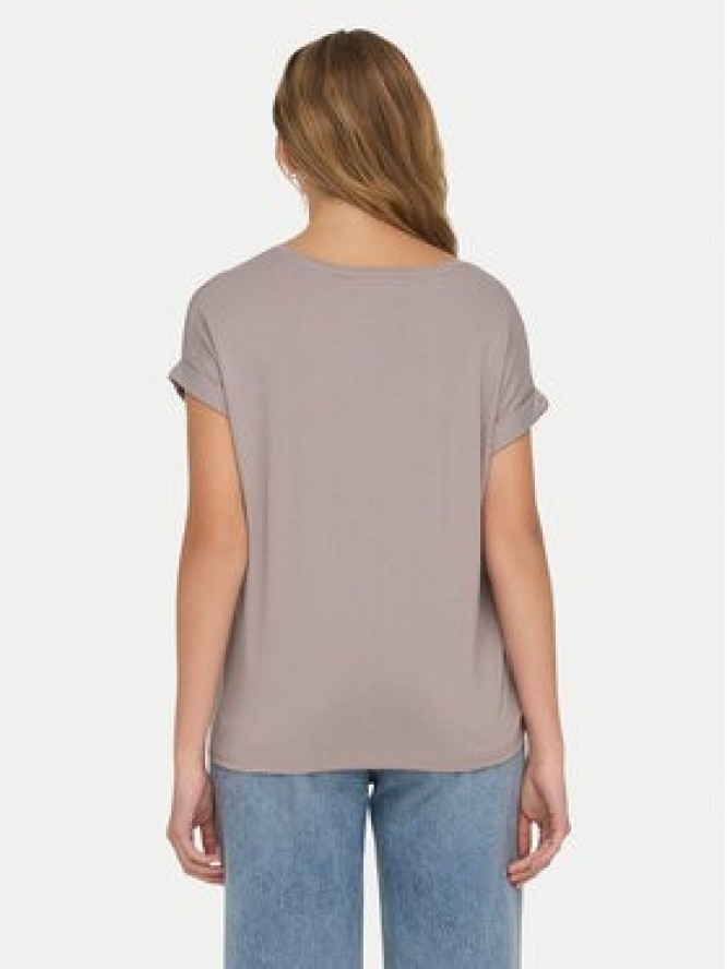 ONLY T-Shirt Moster 15106662 Beżowy Loose Fit