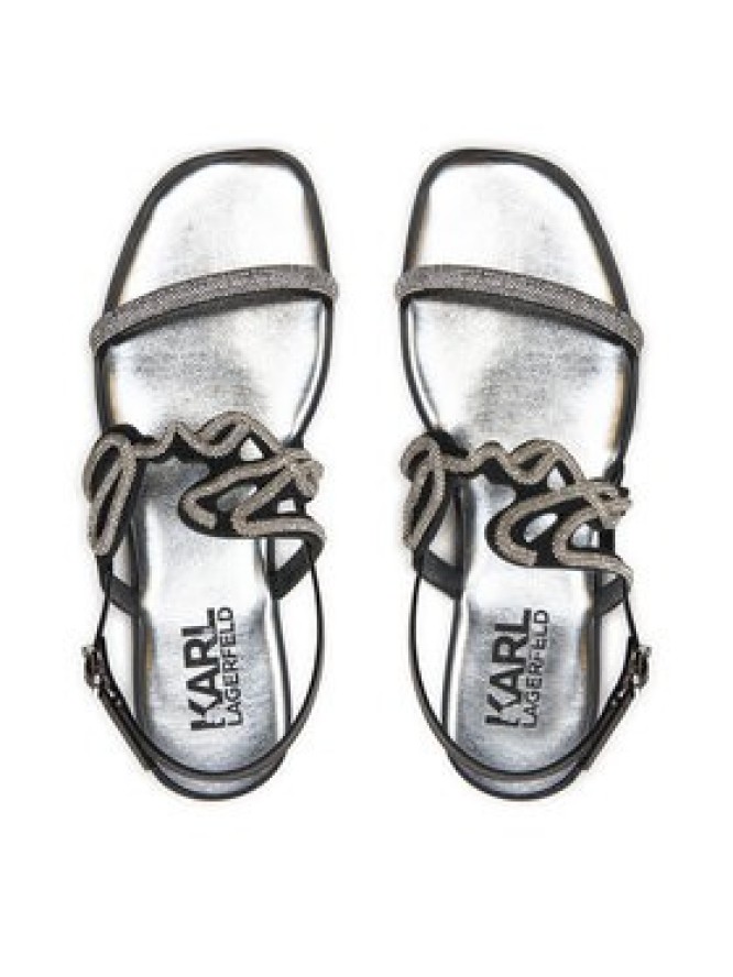 KARL LAGERFELD Sandały KL87425 Srebrny