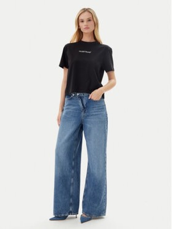 Guess Jeans T-Shirt W5RI4 2K8HM0 Czarny Regular Fit