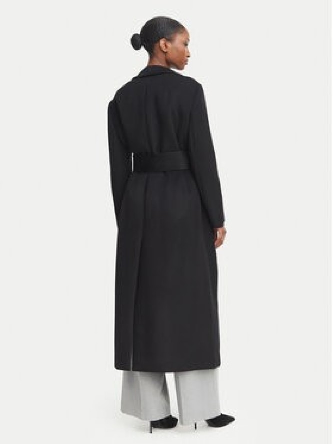 Marella Płaszcz wełniany Ovatta 2623016132 Czarny Regular Fit