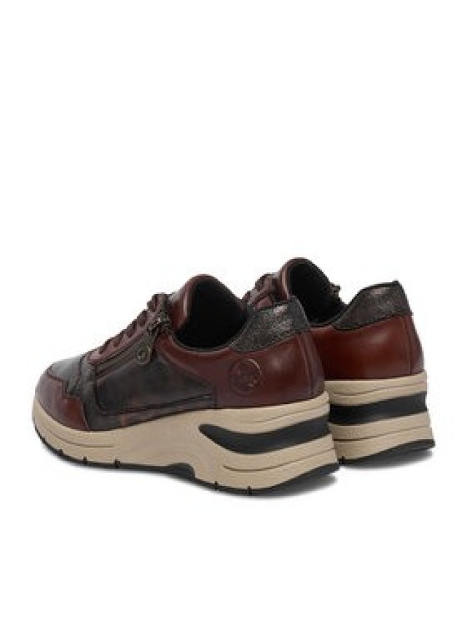 Rieker Sneakersy CEO-N9301-27 Brązowy ciemny