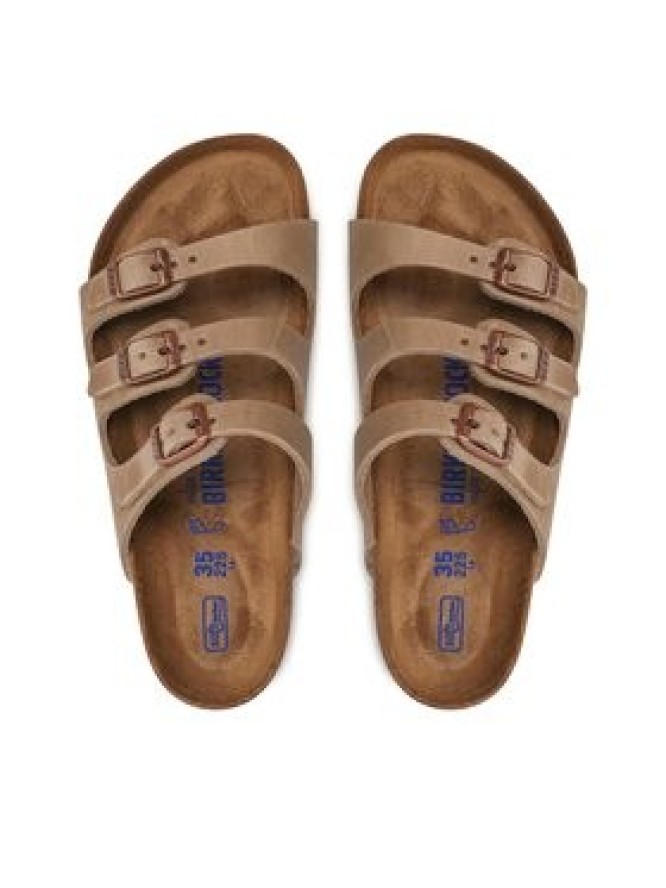 Birkenstock Klapki Florida 1011432 Beżowy