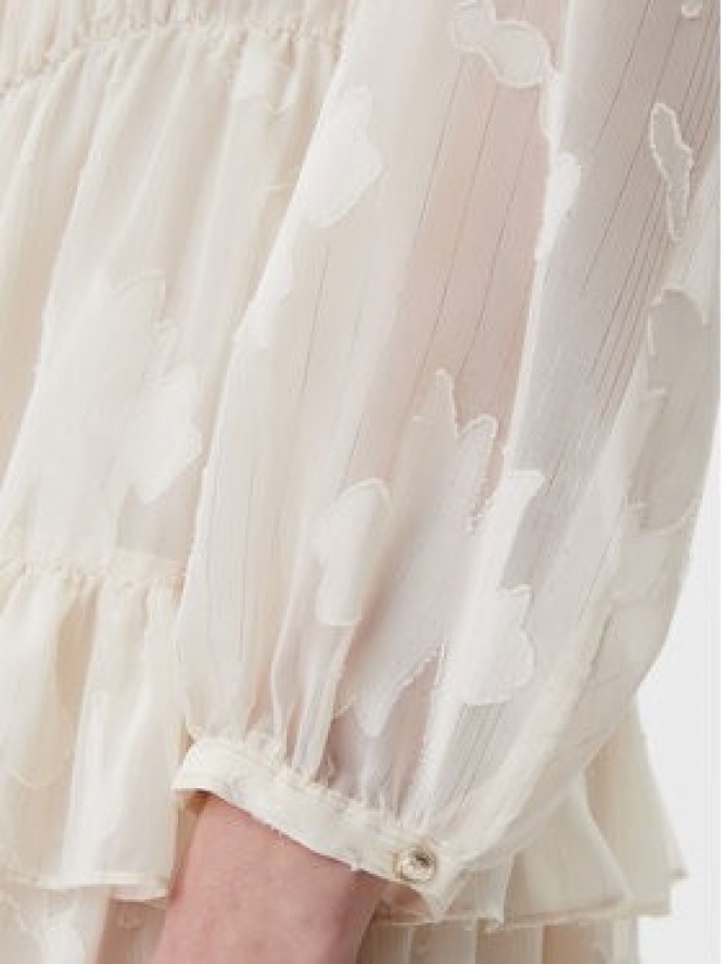 Liu Jo Sukienka letnia WA5321 T4304 Écru Regular Fit