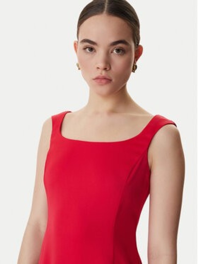 Marella Sukienka koktajlowa Perle 2613221063 Czerwony Slim Fit