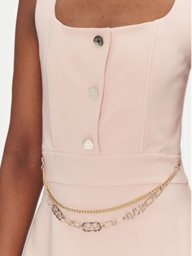 Rinascimento Sukienka koktajlowa CFC0124908003 Różowy Regular Fit