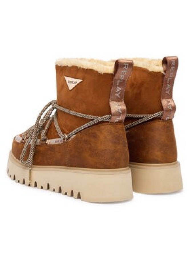 REPLAY Śniegowce GWF2H.000.C0018T Brązowy