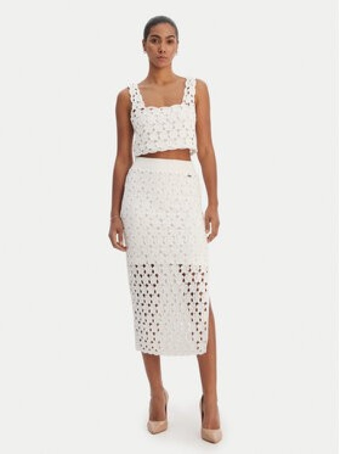 Fracomina Top FR26ST4017K488R6 Écru Regular Fit