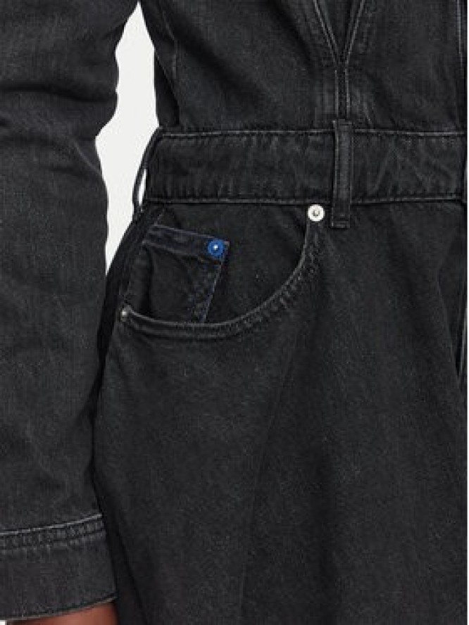 Karl Lagerfeld Jeans Sukienka jeansowa B3W13033 Czarny A-Line Fit