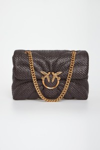 Torebka damska z rafii Love Bag Puff PINKO