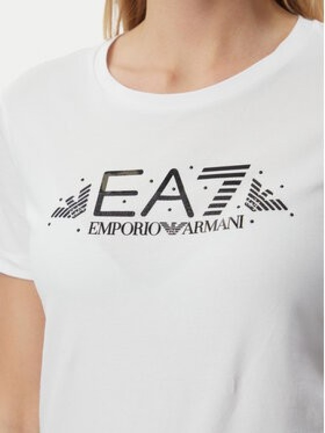 EA7 Emporio Armani T-Shirt 7W001445 AF10373 U0002 Biały Regular Fit