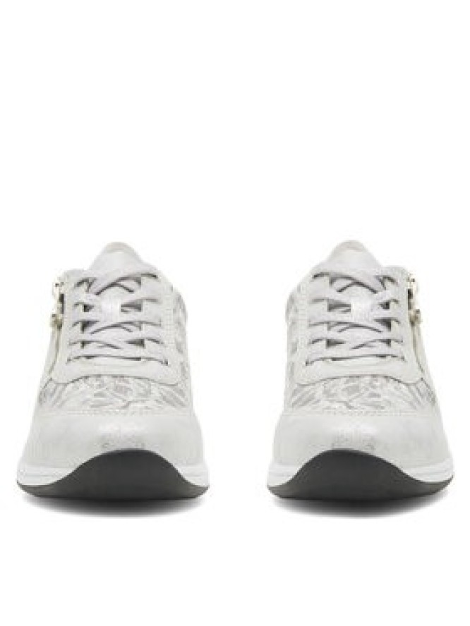 Rieker Półbuty N1112-80 Srebrny