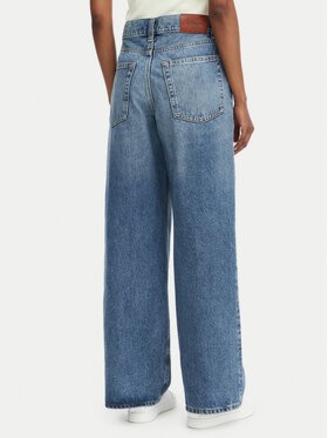 Calvin Klein Jeans Jeansy LV047G912G Granatowy Relaxed Fit
