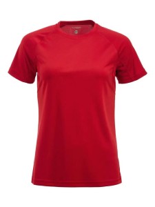 clique Premium Active-T Women – sportowy T-shirt oddychający – red