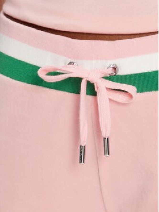 Juicy Couture Spodnie dresowe Velour JCWBJ225352 Różowy Regular Fit