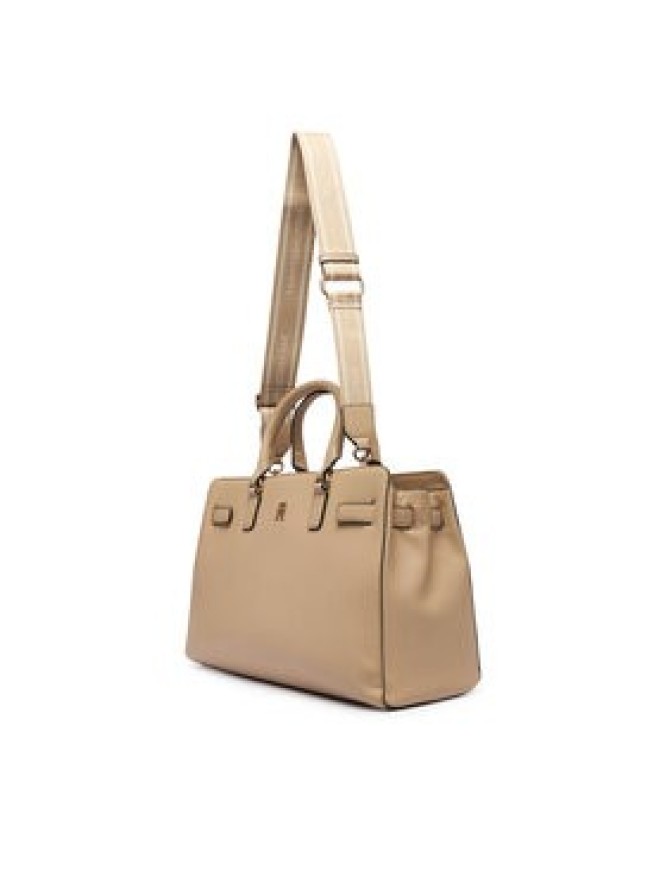 Tommy Hilfiger Torebka Th Joy Satchel AW0AW19067 Beżowy