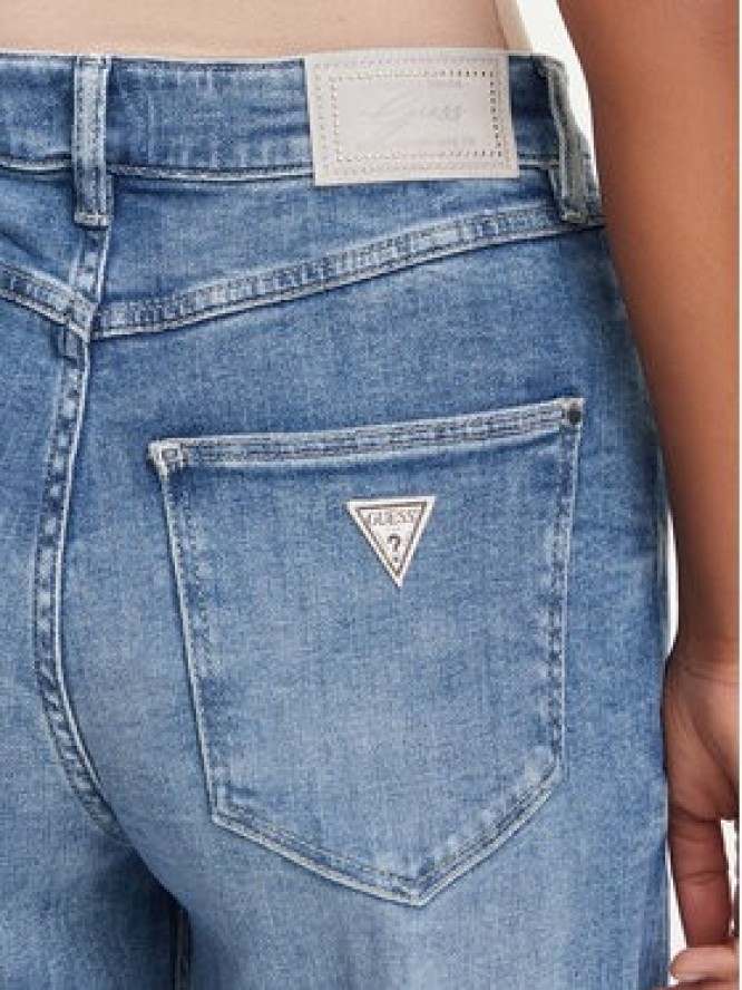 Guess Jeansy W6YA1C D1337 Niebieski Wide Leg