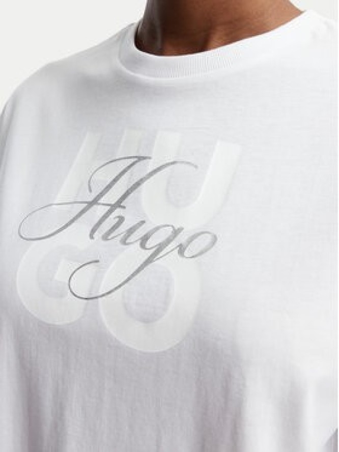 HUGO T-Shirt Dashire_5 50566678 Biały Relaxed Fit