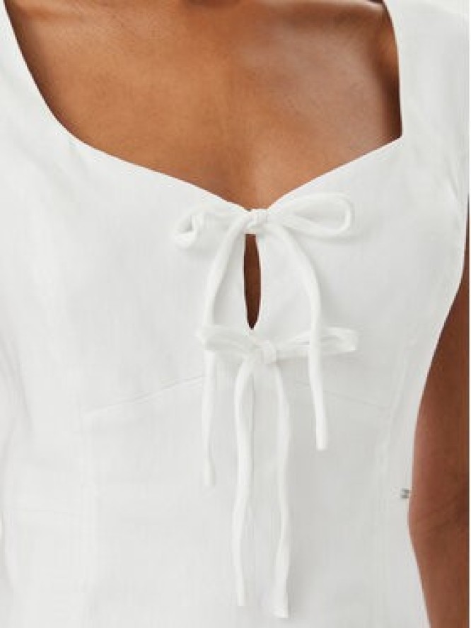 Guess Sukienka letnia W5GK41 WH5L2 Biały Regular Fit