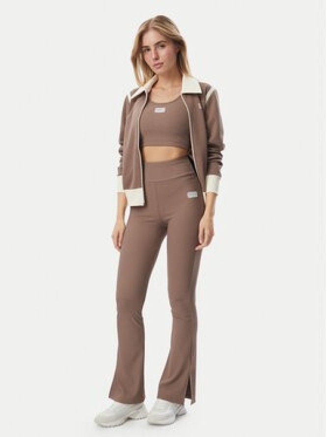 EA7 Emporio Armani Legginsy 7W001338 AF15721 U6041 Brązowy Slim Fit