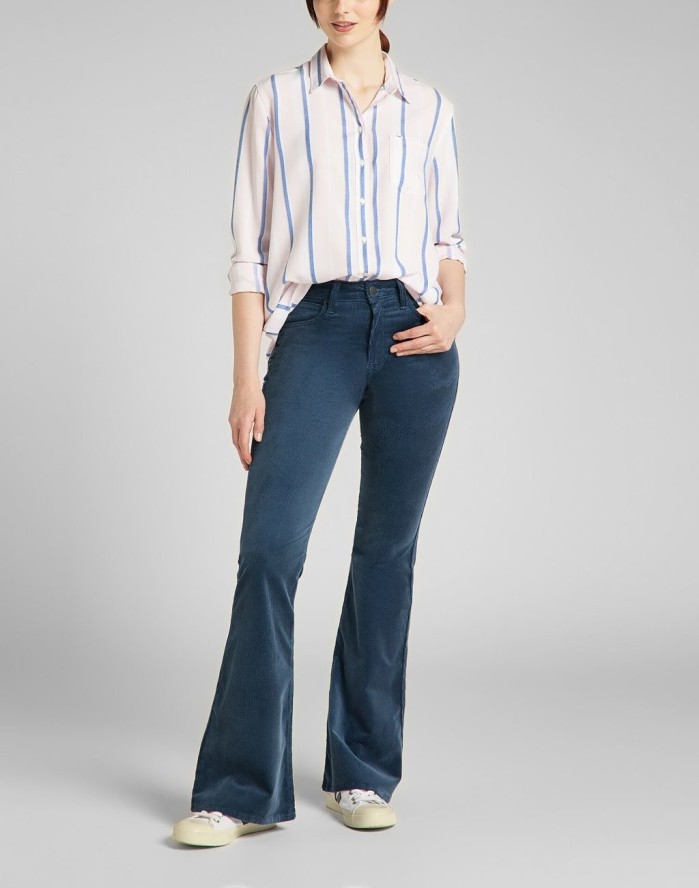 LEE ONE POCKET SHIRT DAMSKA KOSZULA DŁUGI RĘKAW PALE LILAC L45TXDSU 112140167