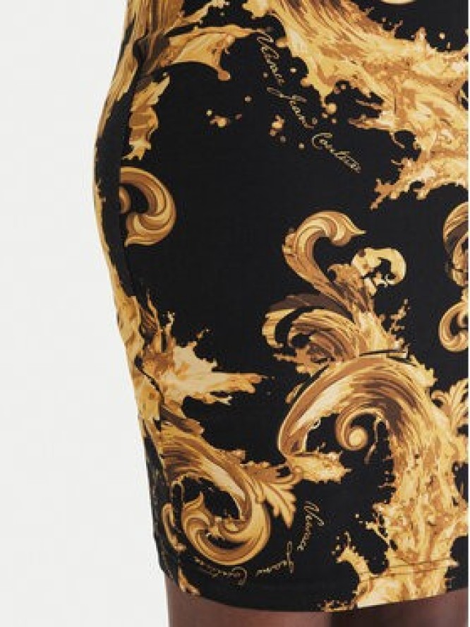 Versace Jeans Couture Sukienka codzienna 80HAO939 JS553 Czarny Slim Fit