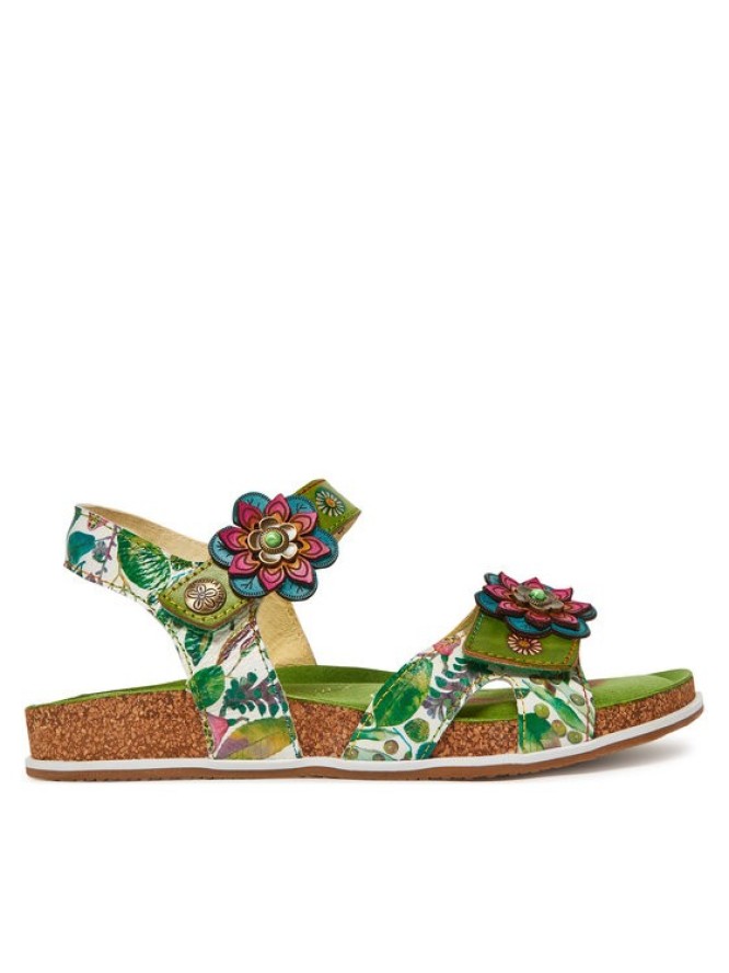 Laura Vita Sandały Brcyano 12 Zielony