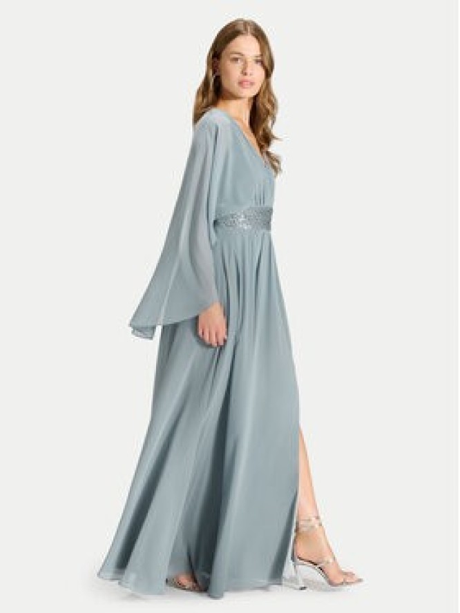 Swing Sukienka wieczorowa 5AI10300 Niebieski Regular Fit