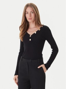 Morgan Sweter 201-MBANBI.N Czarny Slim Fit